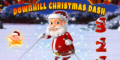 🎅 Downhill Christmas Dash: Ski with Santa to Save Christmas!